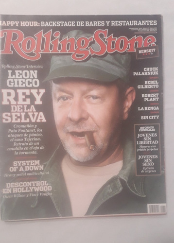 Revista Antigua * Rolling Stone * N° 89 Tapa Leon Gieco
