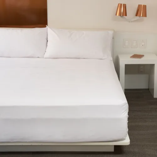 Sabana Encimera Hotel 200 Hilos 1plaza Blanco