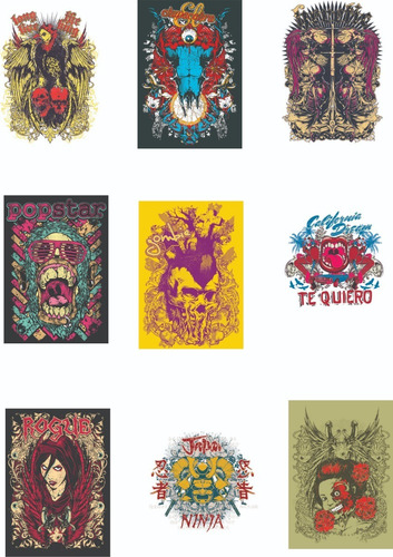 Pack De Vectores Para Sublimación O Serigrafía