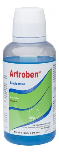 Artroben Bencidamina Solución Bucal Frasco Con 360 Ml