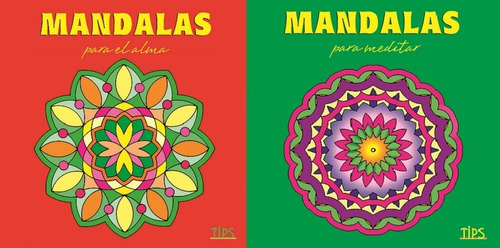 Mandalas P/ El Alma Y Mandalas P/ Meditar, Combo X2 Libros