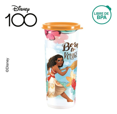 Vaso Princesas Con Sello Tupperware® 470ml Libre De Bpa