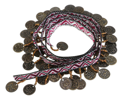 Tela De Encaje Bohemio Con Flecos De Cobre