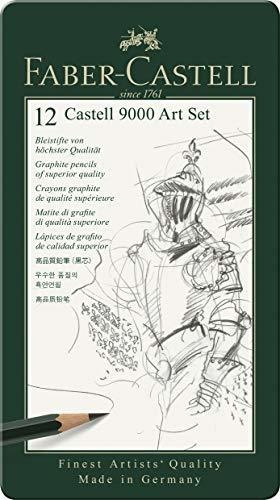 Faber-castell 12 Lápices De Grafito Arte 8b - 2h Conjunto 