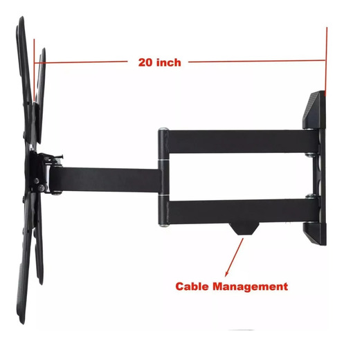 Soporte P/ Tv Monitor Led Lcd 23 A 55 Movil Giro Inclinacion