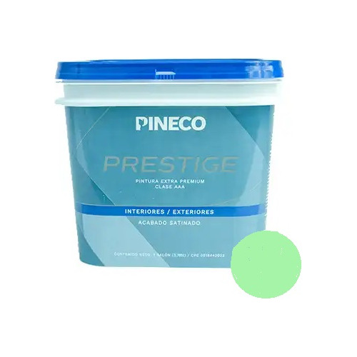 Pintura Caucho Satin C/a Verde Venezia 1gl Pineco