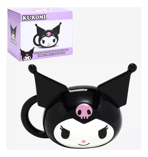 Taza Kuromi 10 Oz - Mug Ceramica 296 Ml Sanrio Hello Kitty