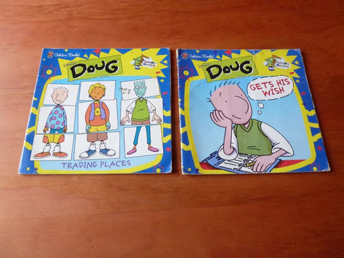 2 Mini Libros Doug Disney Historias En Inglés