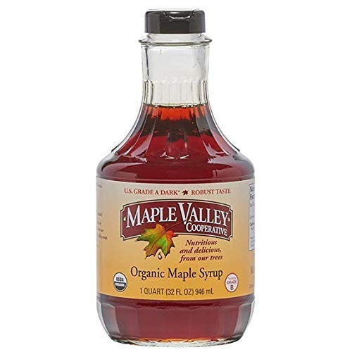 Maple Valley 32 Oz Orgánica Jarabe De Arce - Grado A Dark &