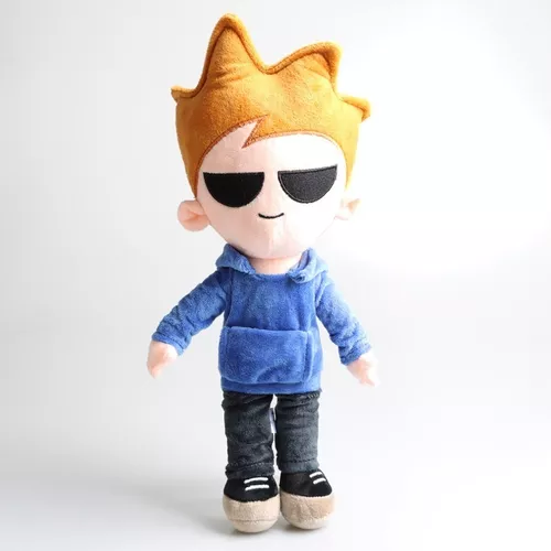 Eddsworld boneca de pelúcia infantil, brinquedos criativos de pelúcia,  travesseiros macios, periféricos, Tord Matt, Tom, 32 cm, 38cm