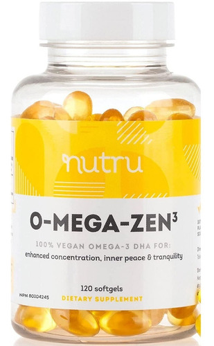 Omega-3 120caps Veganas Nutru - Unidad a $2141