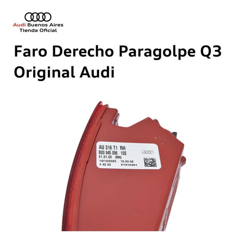 Faro Trasero Derecho Original Audi Q3
