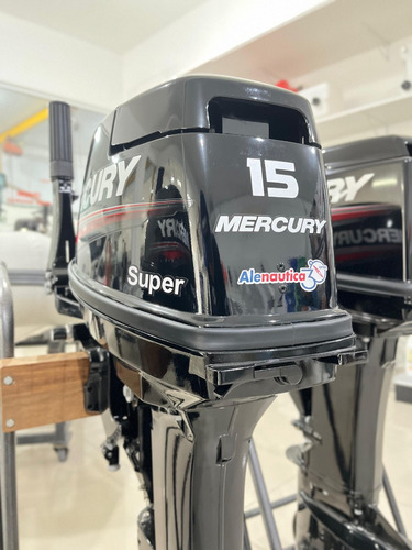 Motor Mercury 15hp 2 Tempos Comando Manual
