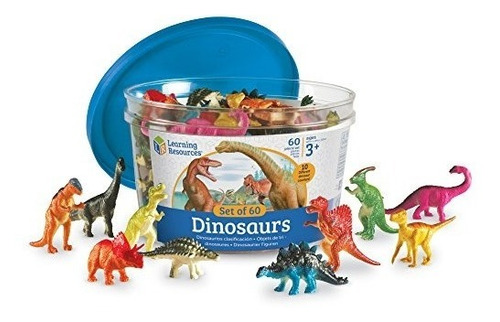 Learning Resources Dinosaur Counters, Set Of 60 Colored Dino
