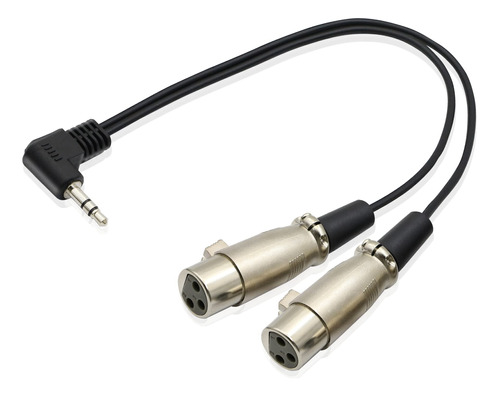 Pngknyocn Cable Divisor Xlr Y De 0.138in A Doble Xlr 90 Grad