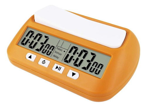 Reloj De Ajedrez Digital Naranja