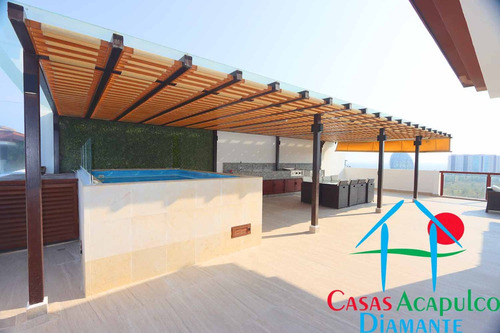 Cad La Isla Java D Ph. Penthouse En Condominio De Playa. Con Roof Garden, Alberca Privada Y Vistas Panorámicas