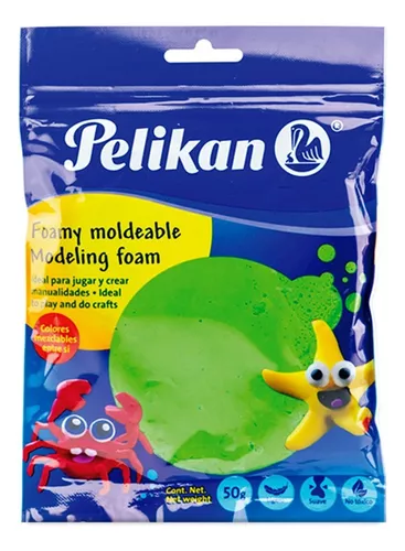 FOAMY MOLDEABLE NARANJA PELIKAN 50GRS