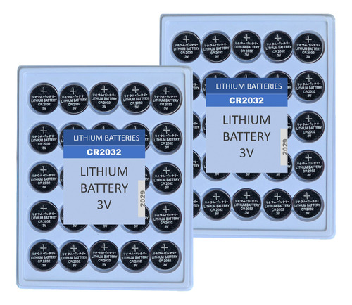 Bateria Pila Cr2032 Litio 3v 10 Pack X 5 / 50 Pilas