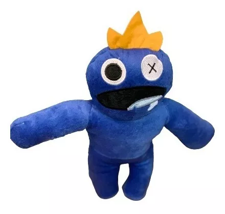 Boneco Blue Babão Rainbow Friends Jogo Roblox Azul Pelúcia