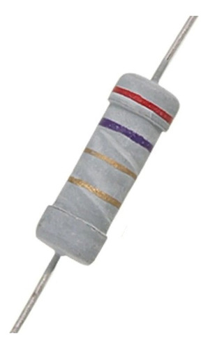2x Pack Resistencia Carbón 5 Watts ( 130000 Ohm 130k )