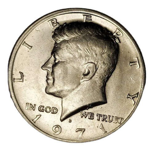 1/2 Medio Dolar Kennedy 1971-d Remarcacion En Ambas Caras