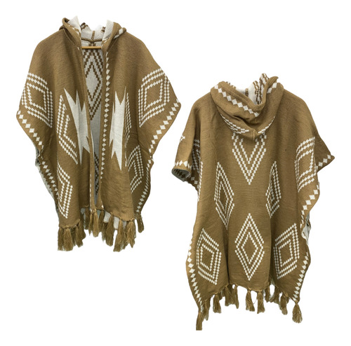 Poncho Jorongo Unisex Mexicano Modelo Júpiter