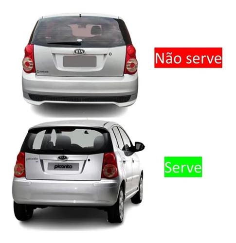 Parachoque Traseiro Picanto 2008 2009 2010 2011 Kia