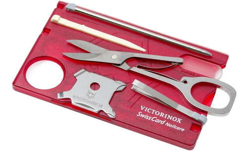 Swisscard Nail Care Victorinox Rojo 0.7240.t Premium Uñas