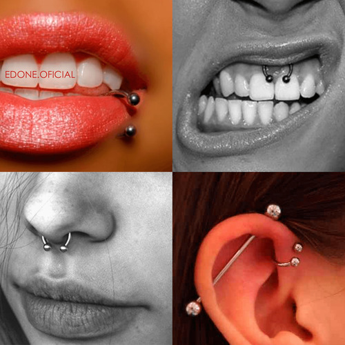 Piercing Bulls 6mm 8mm 10mm 12mm Nariz Arito Acero Q Pircing