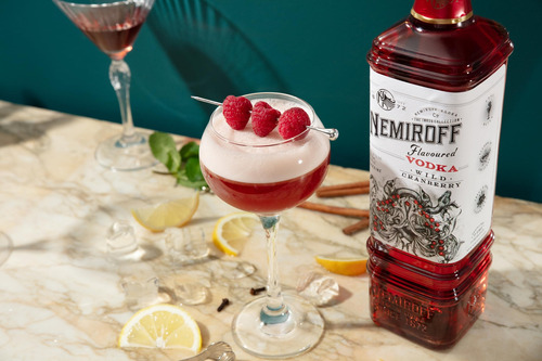 Vodka Saborizado Nemiroff Wild Cranberry - Arandanos