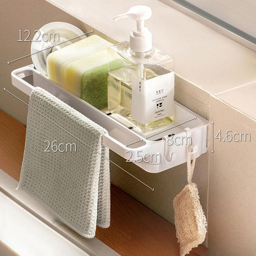 Soporte De Tela Para Platos, Organizador De Ducha De