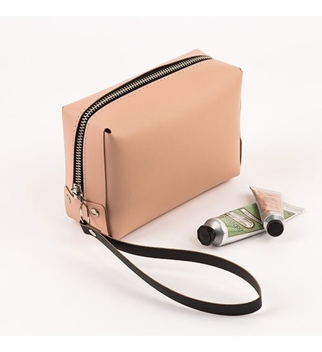 Necessaire Urban Tall Elegante Viaje Cuero Reciclado