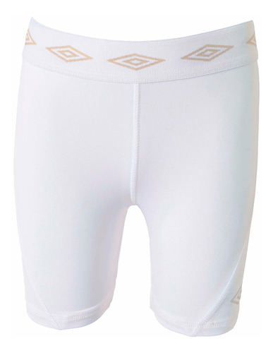 Calza Umbro Termica Kids Blanco Beige Niño