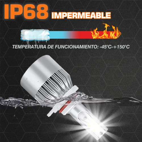 D1z Para Renault Kit Focos Delanteros De Led Luz Alta/baja