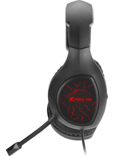 Imagen 4 de 6 de Auriculares Gamer Tipo Vincha Xtrike Me Led Rgb Pc Ps4 Xbox