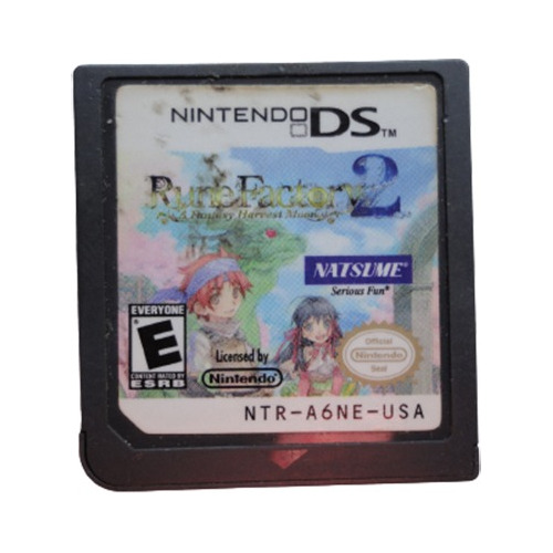 Rune Factory 2 Nintendo Ds Y 3ds Cartucho Original (Usado)