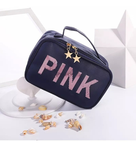 Bolso Pink Multiuso / Cosmeticos / Maquillaje / Viajero