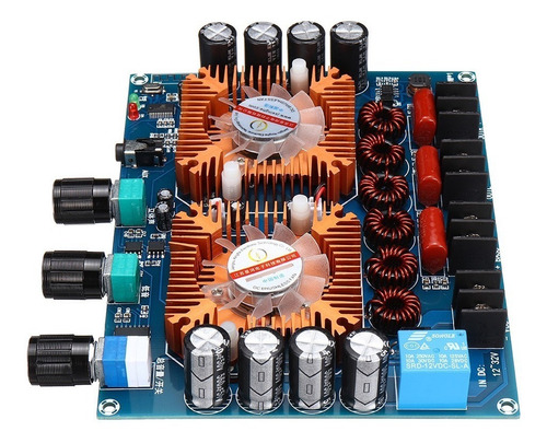 Imagen 5 de 9 de Amplificador 160+160+220w 2.1 - Bt 5.0 + Aux - Tda7498e X 2