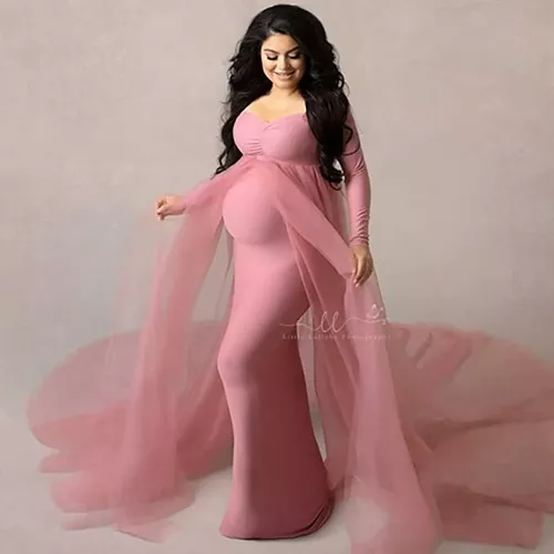 Cuervo mecanismo África Vestidos Maternos Para Baby Shower Color Rosa | MercadoLibre 📦