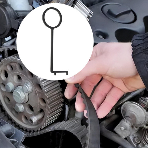 Automotive Motor Timing Belt Bequeking Hool Gauge, Estilo C