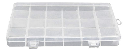 Caja De Almacenamiento De Componentes Plástico Fijo 24 Rej