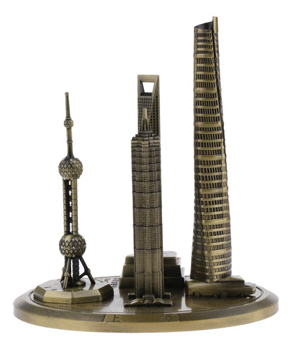Maqueta De Edificios Famosos Recuerdo De Shanghai Skylines
