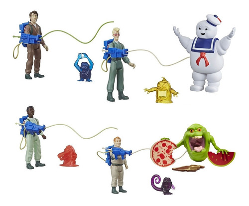 Set De 6 Real Ghostbusters Vintage Kenner Reissue Especial
