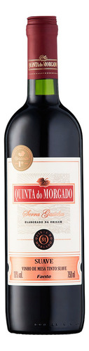 Vinho Brasileiro Tinto Suave Quinta do Morgado Serra Gaúcha Garrafa 750ml