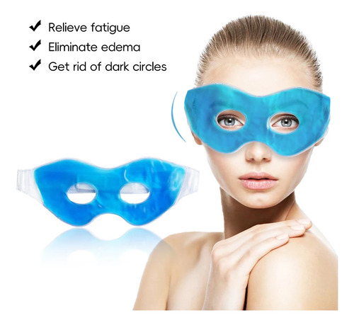 Mascarilla En Gel Para Ojos Secos Y Ojos Helados, Paquete De