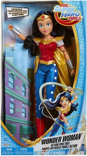 jugo amortiguar sistema Muñeca Mujer Maravilla Gigante 45cm Wonder Woman Original