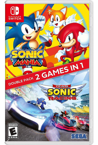 Pack Doble De Switch Sonic Mania + Team Sonic Racing