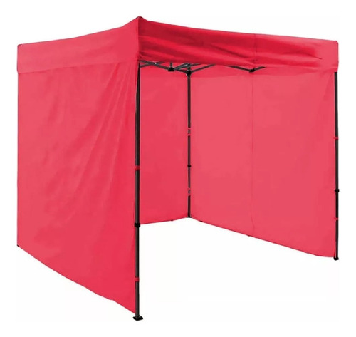 Paredes Para Toldo Carpa 3x4.5 Metros Impermeable H G Q Color Rojo