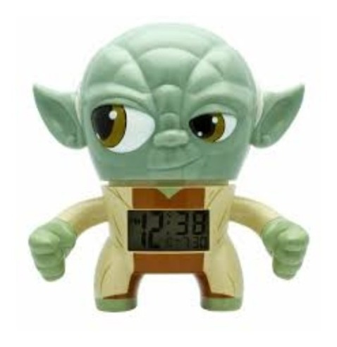 Reloj Despertador Star Wars Yoda Con Luz 2020022 Bulbbotz
